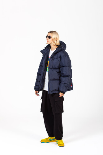 Пуховик OBANZE WATAGA Горилла Синий фото 10