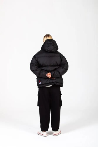 Пуховик OBANZE WATAGA Горилла Черный фото 9