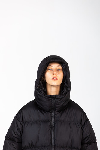 Пуховик OBANZE WATAGA Горилла Черный фото 13