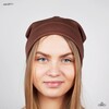Шапка TRUESPIN Jersey Beanie Brown фото 8