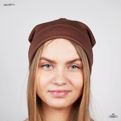 Шапка TRUESPIN Jersey Beanie Brown фото 24