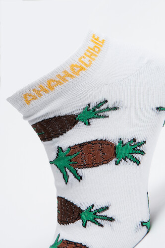 Носки ЗАПОРОЖЕЦ Ананас короткие Белый фото 12