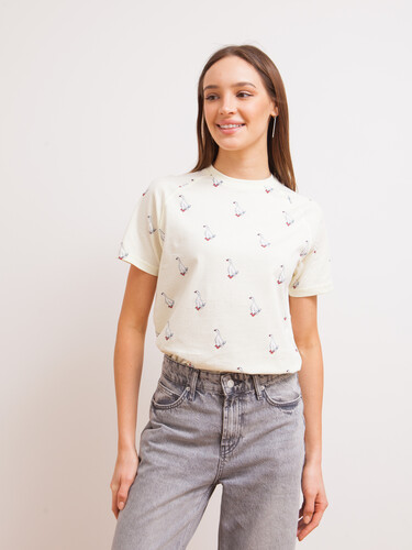 Футболка ЗАПОРОЖЕЦ Gusi Beige Aop фото 11