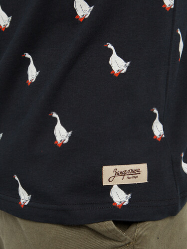 Футболка ЗАПОРОЖЕЦ Gusi Black Aop фото 8