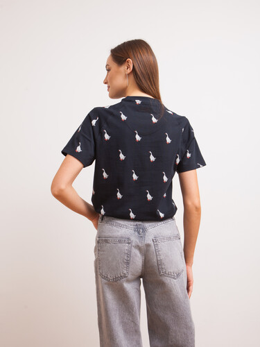 Футболка ЗАПОРОЖЕЦ Gusi Black Aop фото 12