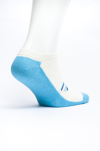 Носки ЗАПОРОЖЕЦ Ретро короткие Молочный/Голубой фото 16