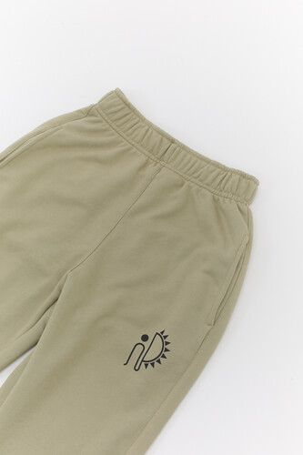 Брюки SEA-PEA СLOTHING зауженные (женские) Пыльный Зеленый фото 8