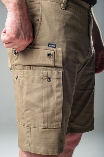 Шорты ANTISOCIAL Cargo Бежевый фото 8