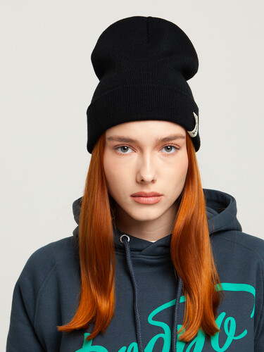 Шапка TRUESPIN Basic Beanie Black фото 15