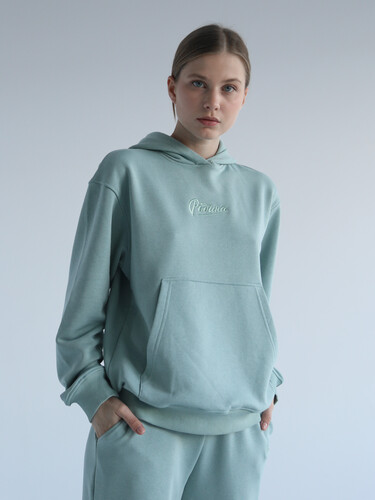 Худи РОДИНА Оверсайз (женское) Мята фото 4