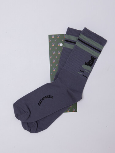 Носки ЗАПОРОЖЕЦ Спорт Мишка Серый фото 23