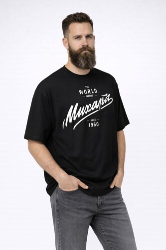 Футболка ЗАПОРОЖЕЦ Михалыч Черный фото 7