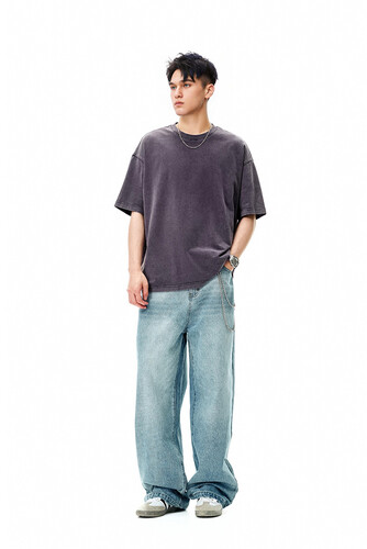 Футболка TRUESPIN Washed Темно-Фиолетовый фото 2