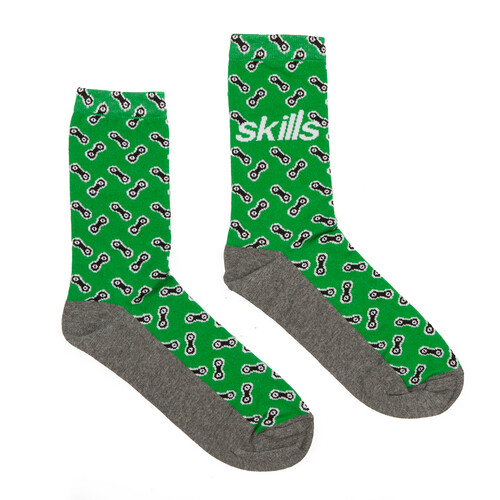 Носки SKILLS Цепи Зеленый фото 5