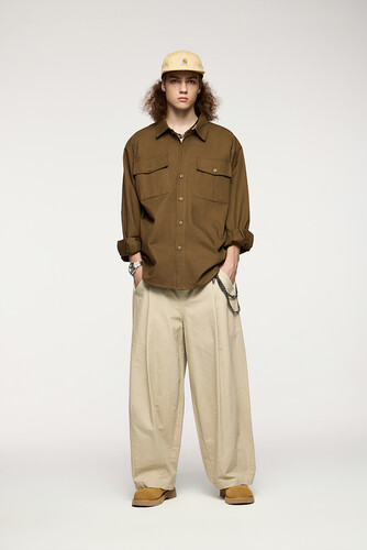 Рубашка TRUESPIN Blank Коричневый фото 12