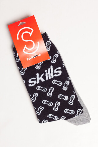 Носки SKILLS Цепи Черный фото 6