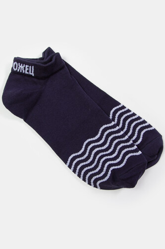 Носки ЗАПОРОЖЕЦ Волны короткие Сине-Белый фото 5