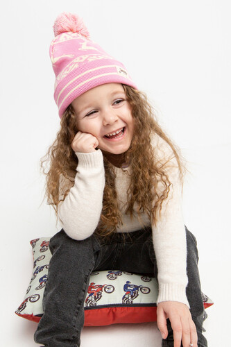 Шапка ЗАПОРОЖЕЦ Oleni (детская) Pink фото 11