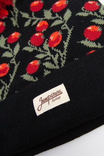 Шапка ЗАПОРОЖЕЦ Klukva Pumpon/Клюква Помпон Black фото 13