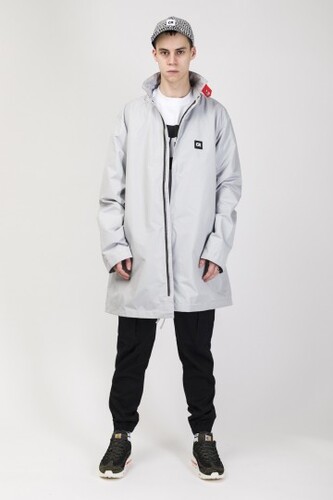 Плащ CODERED Trench Пепельный Мембрана фото 6