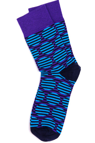 Носки BURNING HEELS Круги Фиолетовый фото 5