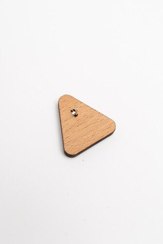 Пин деревянный WAF-WAF Рожденный исследовать (Синий) фото 6