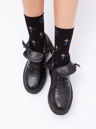 Носки ЗАПОРОЖЕЦ Контра Черный фото 27