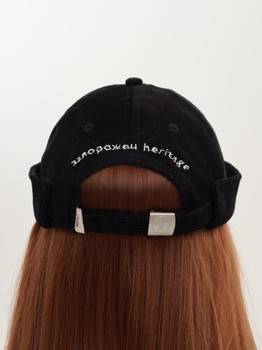 Докер вельветовый ЗАПОРОЖЕЦ Blank Black фото 19