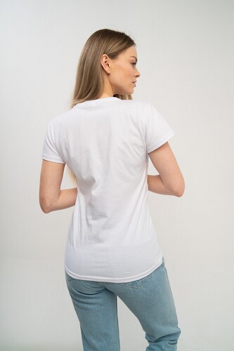 Футболка LONG STORY Three color line Желто-Розово-Голубой фото 7