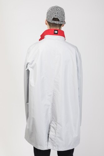 Плащ CODERED Trench Пепельный Мембрана фото 5