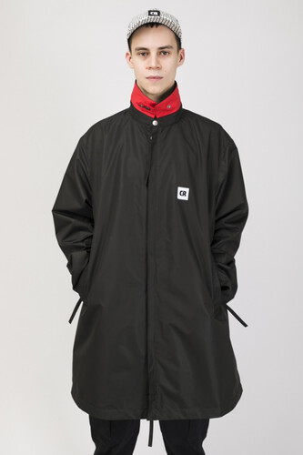 Плащ CODERED Trench Черный Мембрана фото 3