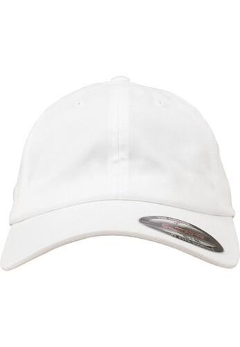 Бейсболка FLEXFIT Cotton Twill Dad Cap White фото 6