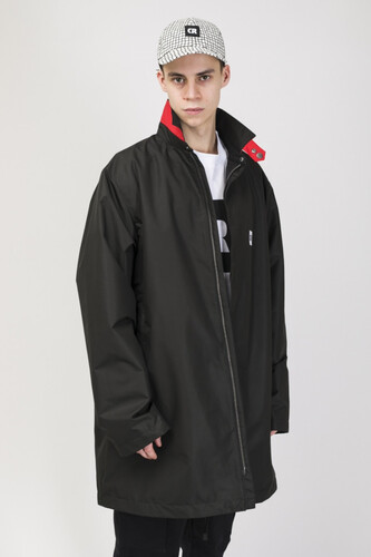 Плащ CODERED Trench Черный Мембрана фото 4