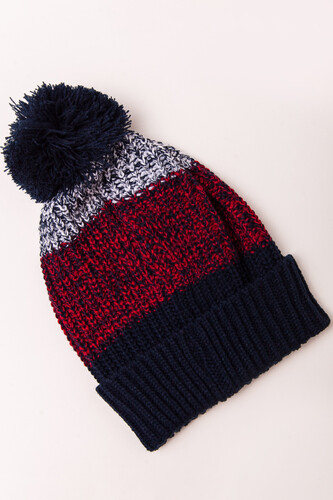 Шапка TRUESPIN Triple White/Navy/Red фото 7