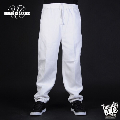 Брюки URBAN CLASSICS Sweatpants White фото 6