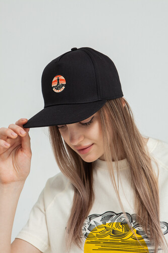 Бейсболка ЗАПОРОЖЕЦ Ogon Black фото 11