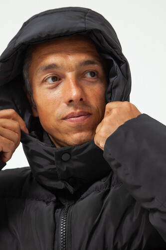 Куртка TRUESPIN Puffy Hooded Jacket Black фото 17