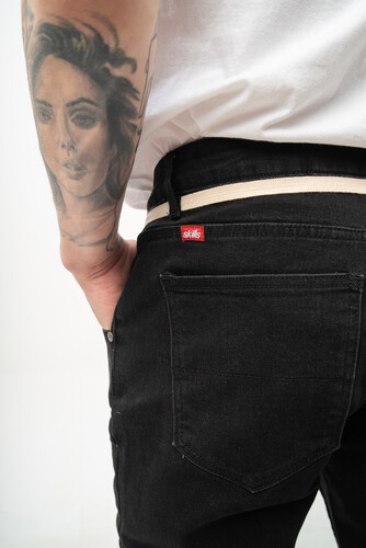 Джинсы SKILLS Slim Flex Black/Black фото 13