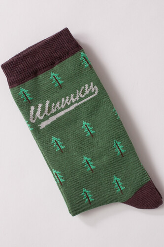 Носки ЗАПОРОЖЕЦ Шишки Зеленый фото 17