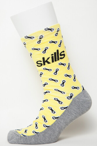 Носки SKILLS Цепи Желтый фото 5