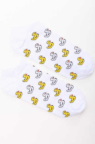 Носки ЗАПОРОЖЕЦ Утята короткие Белый фото 9