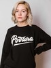 Свитшот РОДИНА Принт Родина (женский) Черный фото
