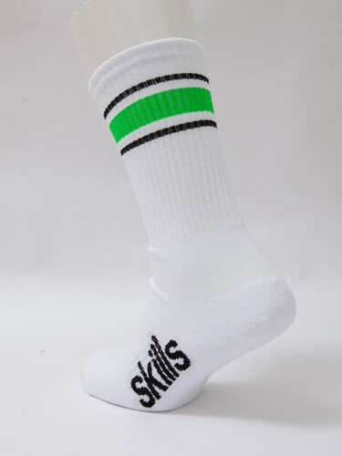 Носки махровые SKILLS Lines White/Green фото 6
