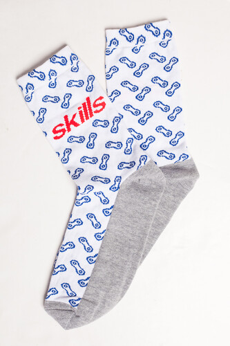 Носки SKILLS Цепи Белый фото 8