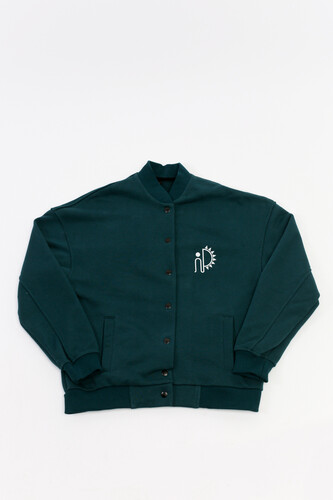 Толстовка без капюшона SEA-PEA СLOTHING женская Морская глубина фото 6