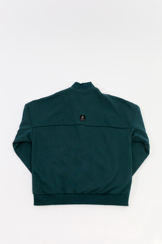 Толстовка без капюшона SEA-PEA СLOTHING женская Морская глубина фото 7