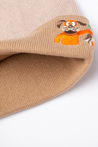 Шапка ЗАПОРОЖЕЦ Ditch Sobaka Light Beige/Beige фото 12