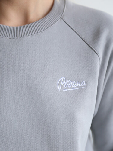 Свитшот РОДИНА Base (женский) Серый фото 4