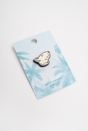 Пин деревянный WAF-WAF Бультерьер фото 5