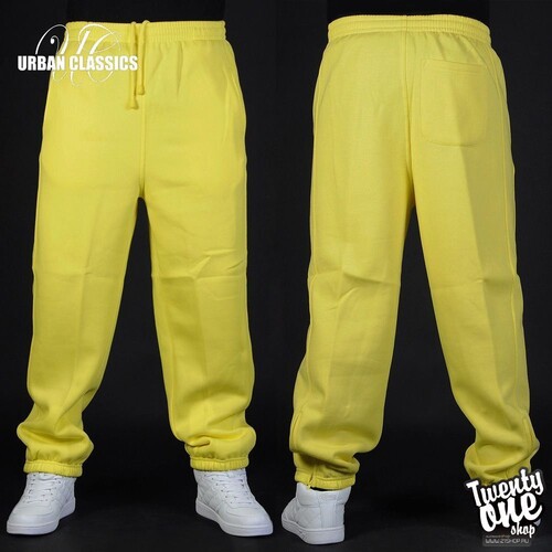 Брюки URBAN CLASSICS Sweatpants Yellow фото 5